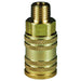 Cople Dixon 1/4" × 3/8" rosca macho NPT en latón 2MM3-B