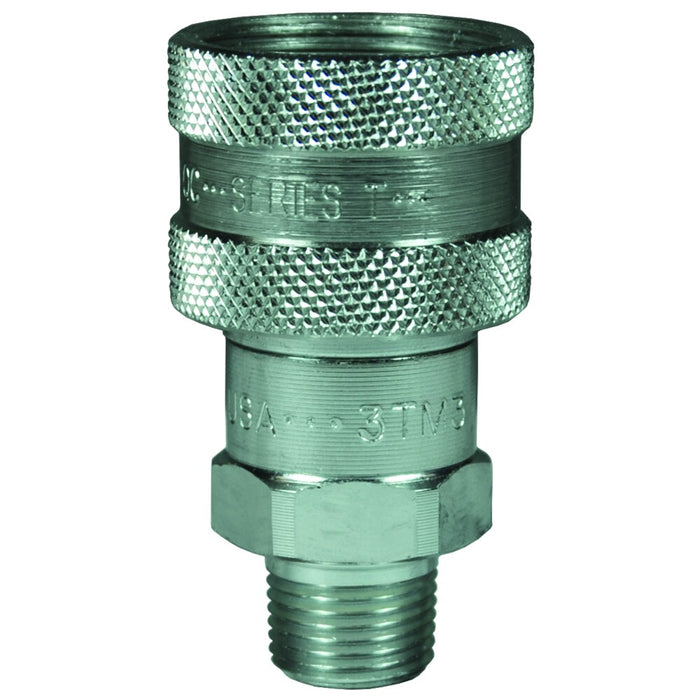 Cople Dixon 1/4" rosca macho NPTF en acero 2TM2