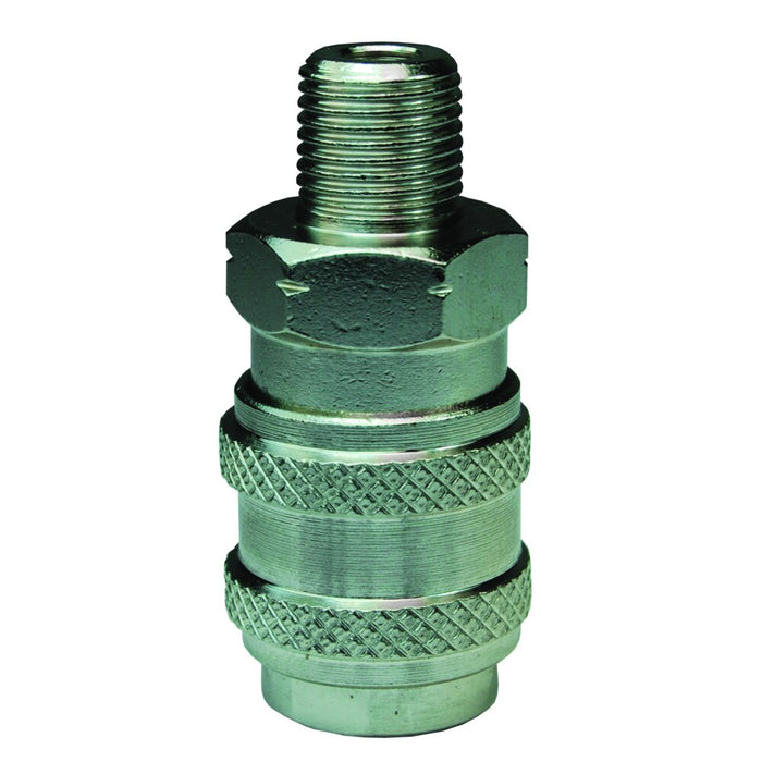 Cople Dixon 1/8" × 1/4" rosca macho NPTF en latón 1BRM2-B-7
