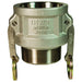 Cople Dixon 1" hembra rosca macho NPT en acero inoxidable 316 100-B-SS