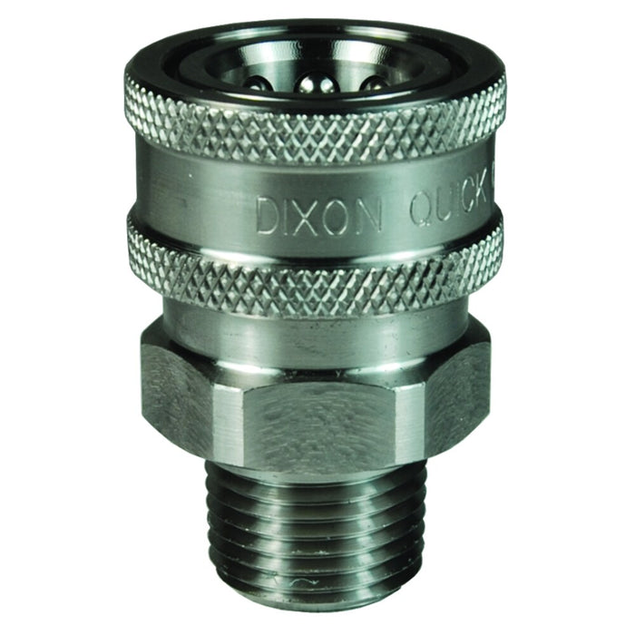 Cople Dixon 1" rosca macho NPT en acero inoxidable 316 8VM8-SS-E