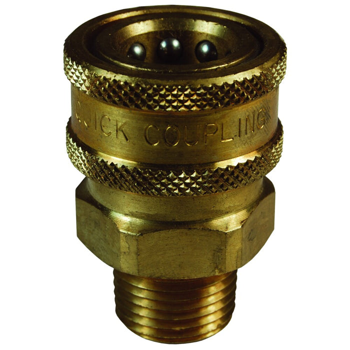 Cople Dixon 1" rosca macho NPT en latón 8VM8-B-E
