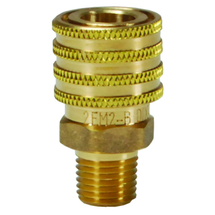 Cople Dixon 1" rosca macho NPTF en latón 8EM8-B
