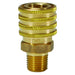Cople Dixon 1" rosca macho NPTF en latón 8EM8-B