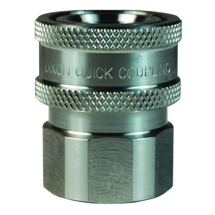 Cople Dixon 1" rosca NPTF en acero inoxidable 316 8VF8-SS-E