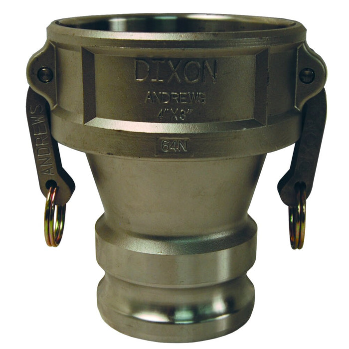 Cople Dixon 2-1/2" × 2" en acero inoxidable 316 2520-DA-SS