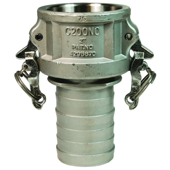 Cople Dixon 2" hembra en acero inoxidable 316 RC200BLNO