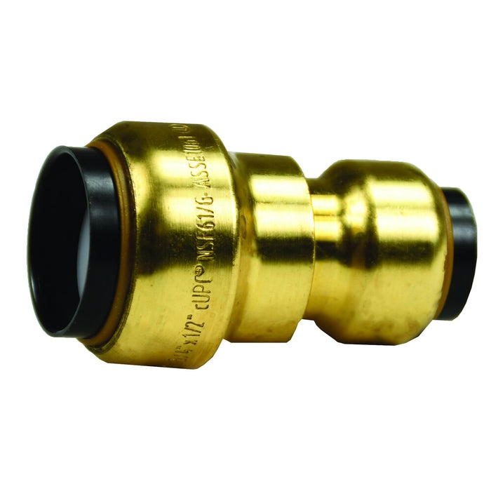 Cople Dixon 3/4" × 1/2" en latón U058