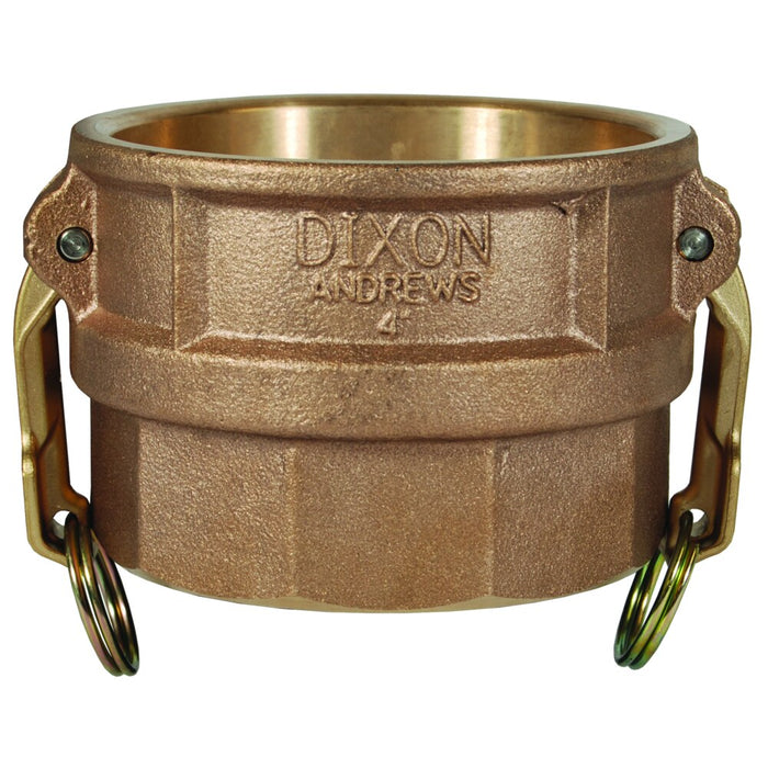 Cople Dixon 4" hembra rosca hembra NPT en latón G400-D-BR