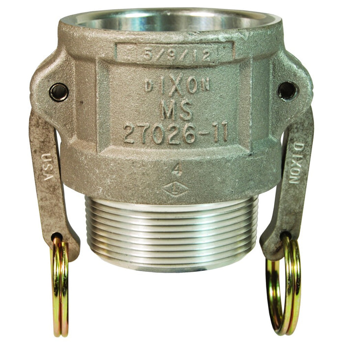 Cople Dixon 4" hembra rosca macho NPT en aluminio 400-B-AL