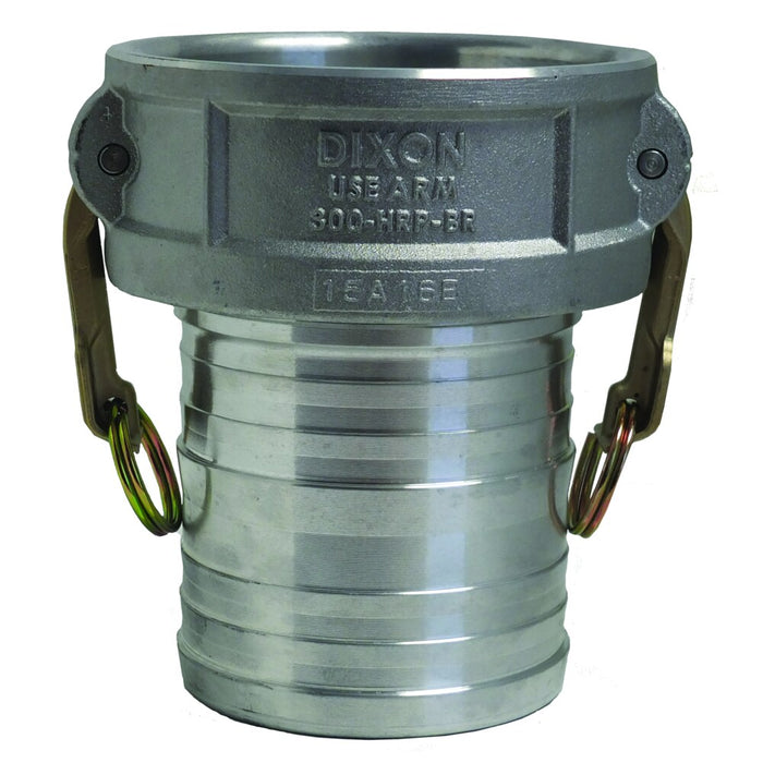 Cople Dixon 6" hembra en aluminio 600-C-AL
