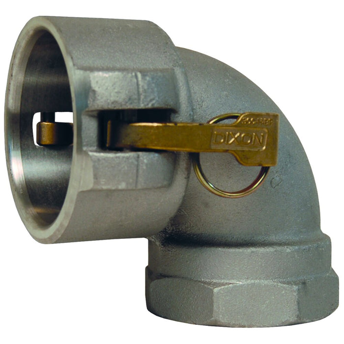 Cople Dixon 6" hembra rosca hembra NPT en aluminio 600D-90AL