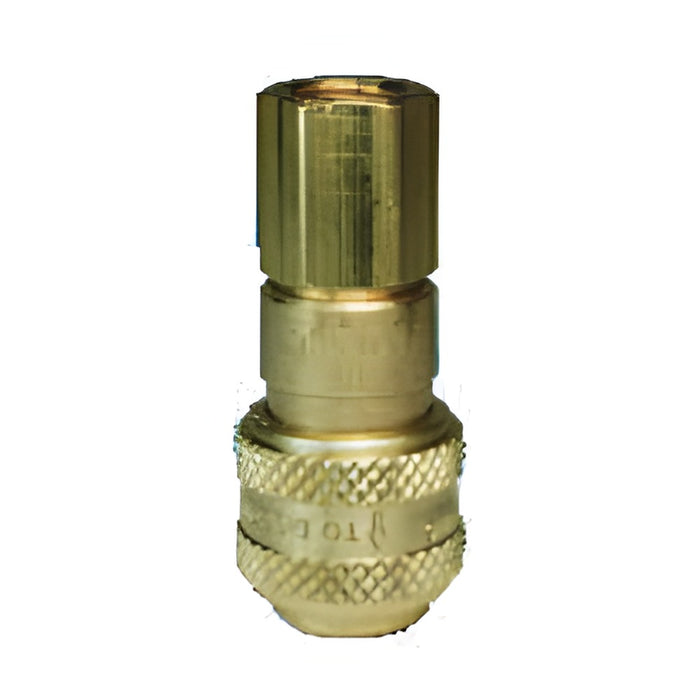 Cople Dixon 1/4" rosca BSPP en latón 2DBF2-B