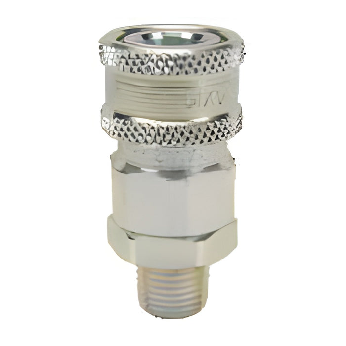 Cople Dixon rosca macho NPTF en acero — medidas 1-1/4" a 2"