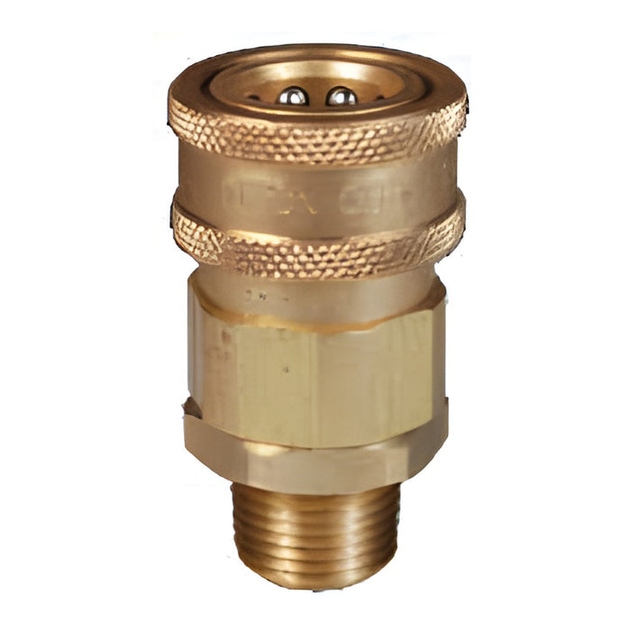 Cople Dixon rosca macho NPTF en latón — medidas 1-1/2" a 2"