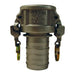 Acople x Vástago para Manguera Dixon 4" acero inoxidable 316 RC400EZNO