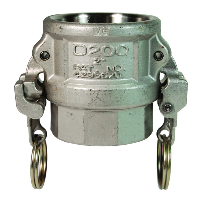 Acople EZ Boss-Lock Tipo D Dixon 6" acero inoxidable 316 RD600EZ
