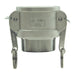 Acople Global Tipo B Dixon 6" acero inoxidable 316 G600-B-SS