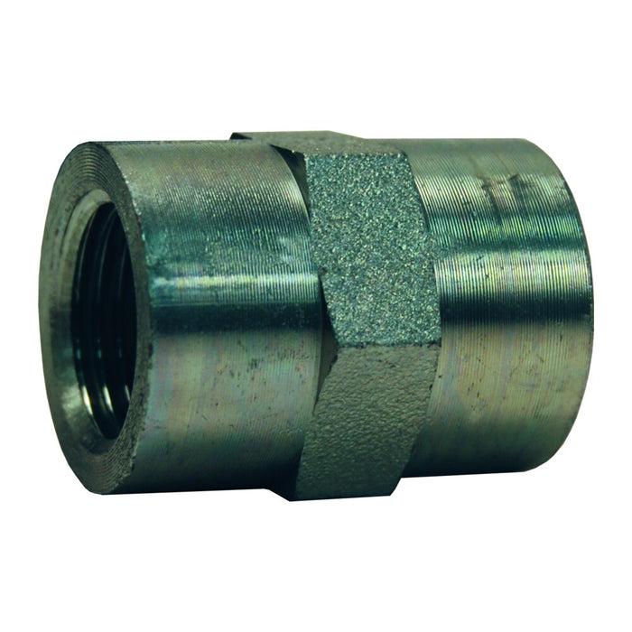 Cople Hexagonal Hembra NPTF Dixon acero platinado — Suminregio Industrial