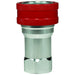 Cople rápido Dixon 3/8" rosca NPTF perfil ISO-B en acero 3HF3-BOP