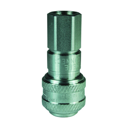 Cople Automático Dixon Serie-D NPTF rosca hembra acero inoxidable — Suminregio Industrial