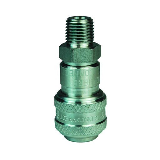 Cople Automático Dixon Serie-D NPTF rosca macho acero inoxidable — Suminregio Industrial