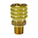 Cople Intercambio de Paso Directo Dixon Serie-E 3/4" x 3/4" - 14 NPTF rosca macho latón 6EM6-B