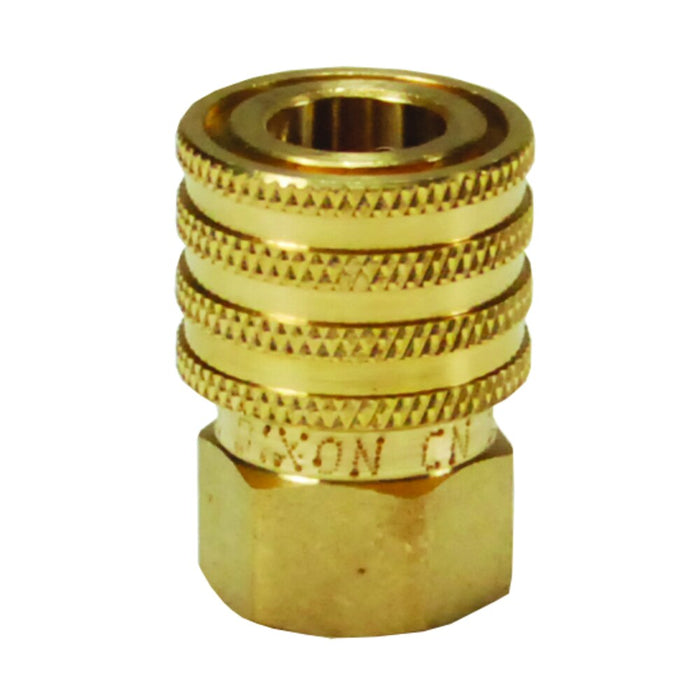 Cople Intercambio de Paso Directo Dixon Serie-E 3/4" x 3/4" - 14 NPTF rosca hembra latón 6EF6-B