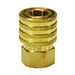 Cople Intercambio de Paso Directo Dixon Serie-E 3/4" x 3/4" - 14 NPTF rosca hembra latón 6EF6-B