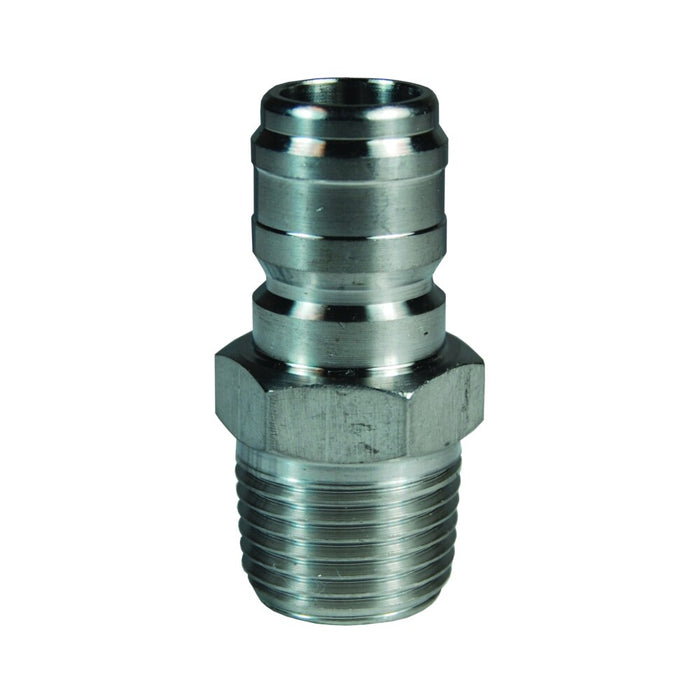 Niple Intercambio de Paso Directo Dixon Serie-E 1" x 1" - 11-1/2 NPTF rosca macho acero inoxidable 303 E8M8-S