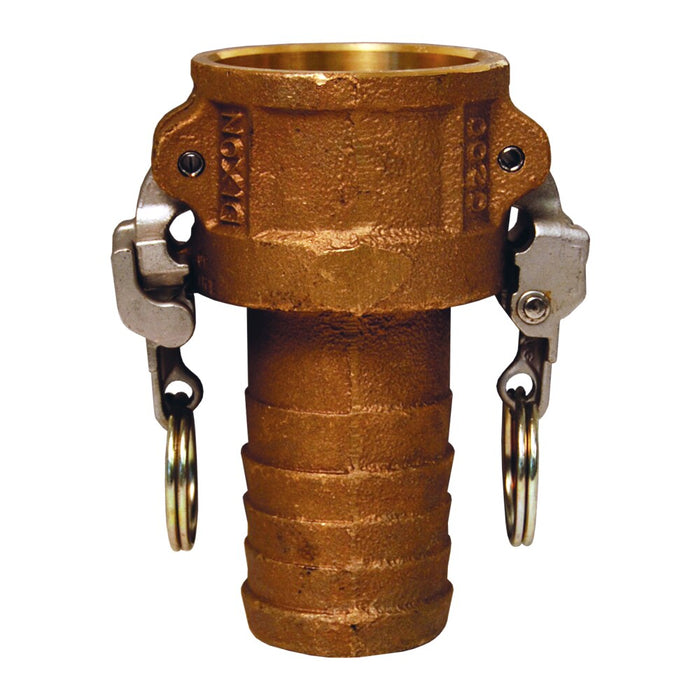 Acople x Vástago para Manguera Dixon 4" latón BC400EZ