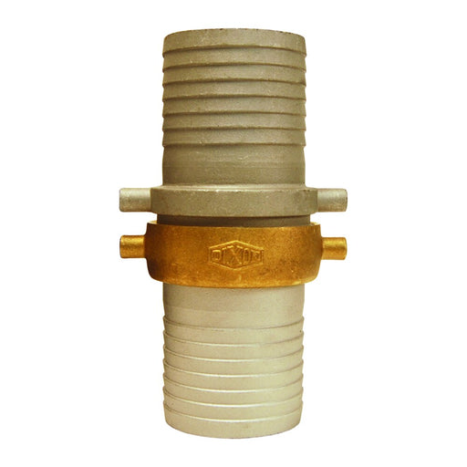 Espiga para manguera Dixon 2 1/2" espiga corta suction aluminio espiga w/latón tuerca npsm – 2 1/2" aluminio CAB250