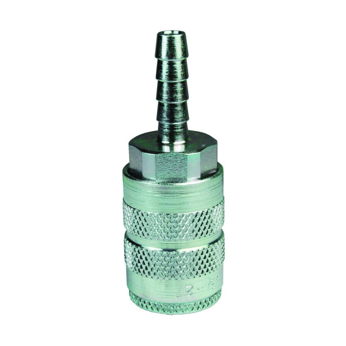 Cople Manual Dixon Serie-F 1/2" x 3/4" barbas para manguera acero 4FS6