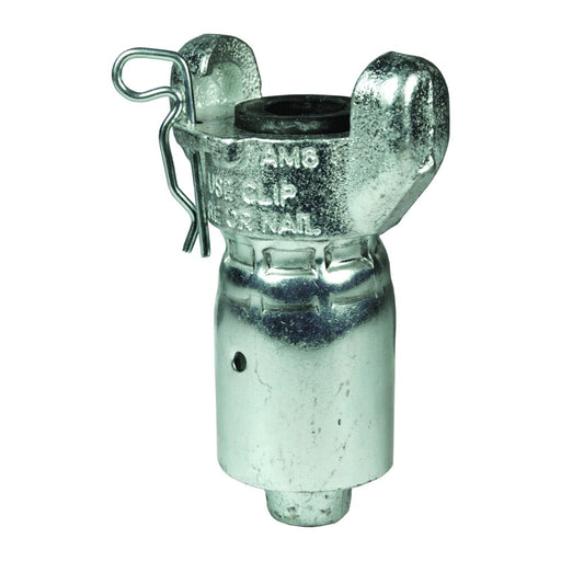 Ferrule Dixon 1/2" Air King extremo w/ 1 clip, hierro – 1/2" hierro maleable AM1WF
