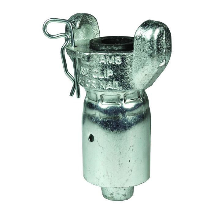Ferrule Dixon 1/2" Air King extremo w/ 1 clip, hierro – 1/2" hierro maleable AM1WF