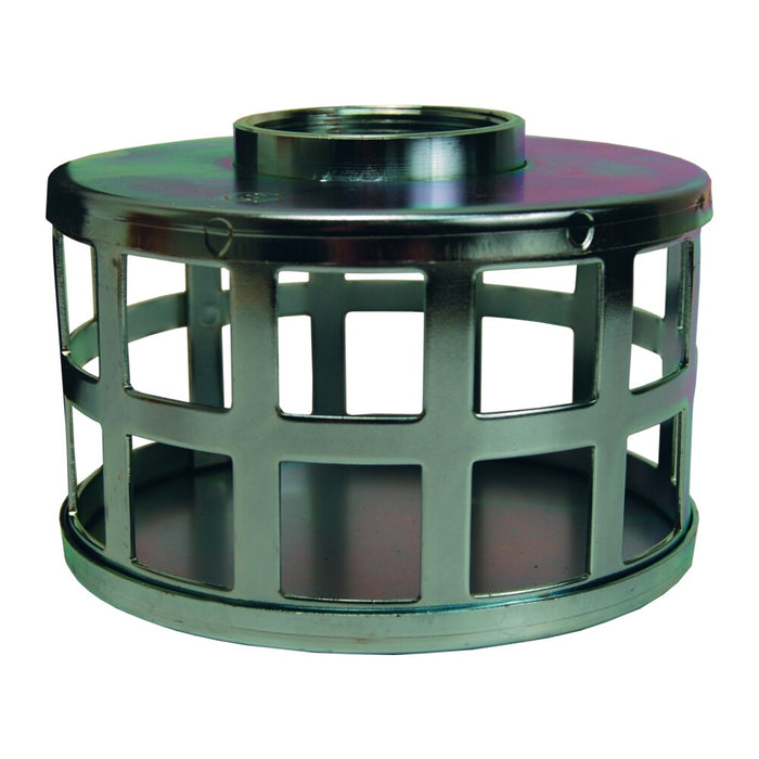 Colador de Agujero Cuadrado Dixon 6" acero platinado SHS60