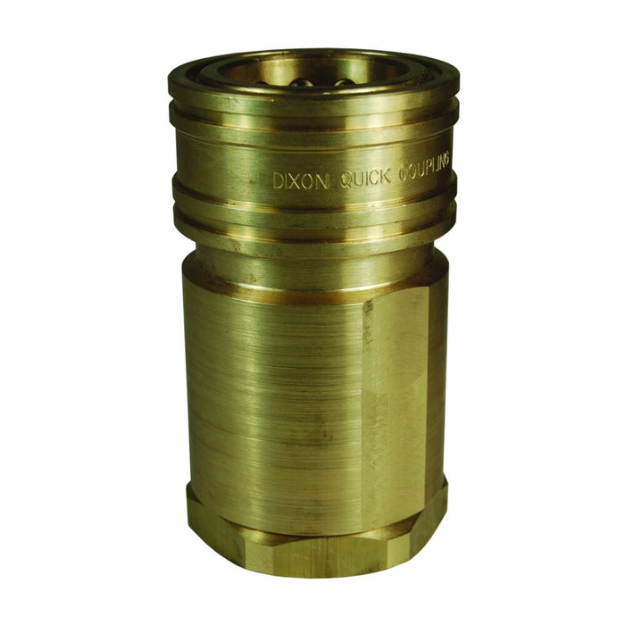 Coples Intercambio ISO-B Alto Volumen Dixon Serie-H 1-1/2" x 1-1/2" - 11-1/2 NPTF rosca hembra latón 12HF12-B