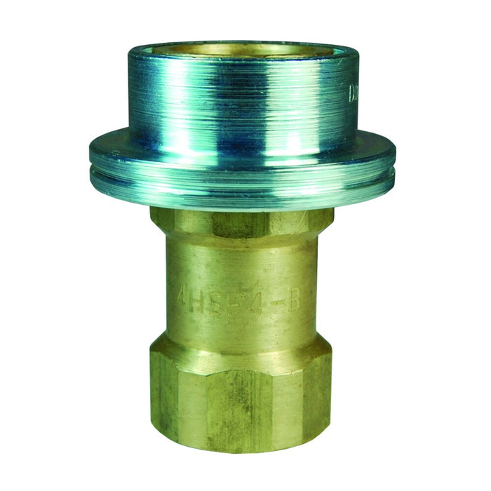Cople Intercambio ISO-B Para Vapor Dixon Serie-HS 3/4" x 3/4" - 14 NPTF rosca hembra latón 6HSF6-B