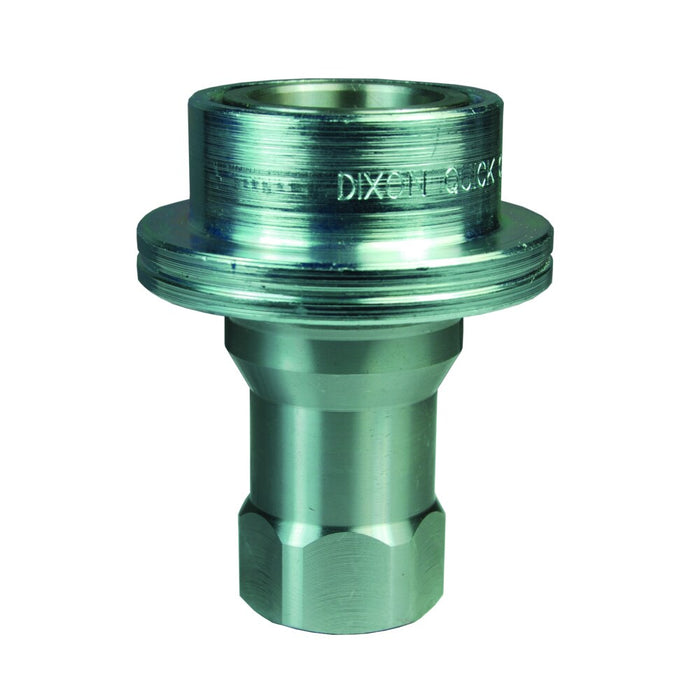 Cople Intercambio ISO-B Para Vapor Dixon Serie-HS 3/4" x 3/4" - 14 NPTF rosca hembra acero inoxidable 303 6HSF6-S