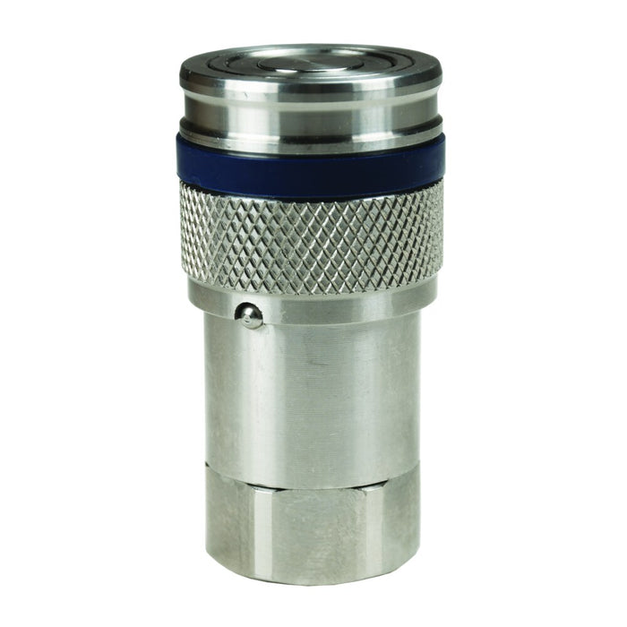 Cople Intercambio ISO16028 Cara Plana (Flushface) Dixon Serie-HT 1" x 1" - 11-1/2 NPTF rosca hembra acero inoxidable 316 8HTF8-SS