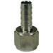Inserto Dixon 1/4" × 3/8" hembra rosca NPTF en latón 1040406C