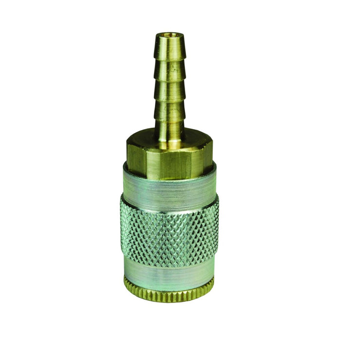 Cople Intercambio Truflate Dixon Serie-J 1/4" x 3/8" barbas para manguera latón 2JS3-B