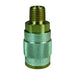 Cople Intercambio Truflate Dixon Serie-J 1/4" x 3/8" - 18 NPTF rosca macho latón 2JM3-B