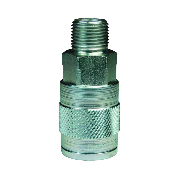 Cople Intercambio Truflate Dixon Serie-J 3/8" x 1/2" - 14 NPTF rosca macho acero 3JM4
