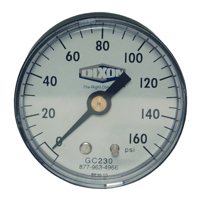 Manómetro Dixon Estándar dry manómetro, 1 1/2" face 1/8" center back montaje, 0 200psi – 1 1/2" GC625