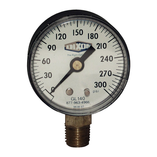 Manómetro Dixon Estándar dry manómetro, 2 1/2" face 1/4" lower montaje, 0 5000psi – 2 1/2" GL375
