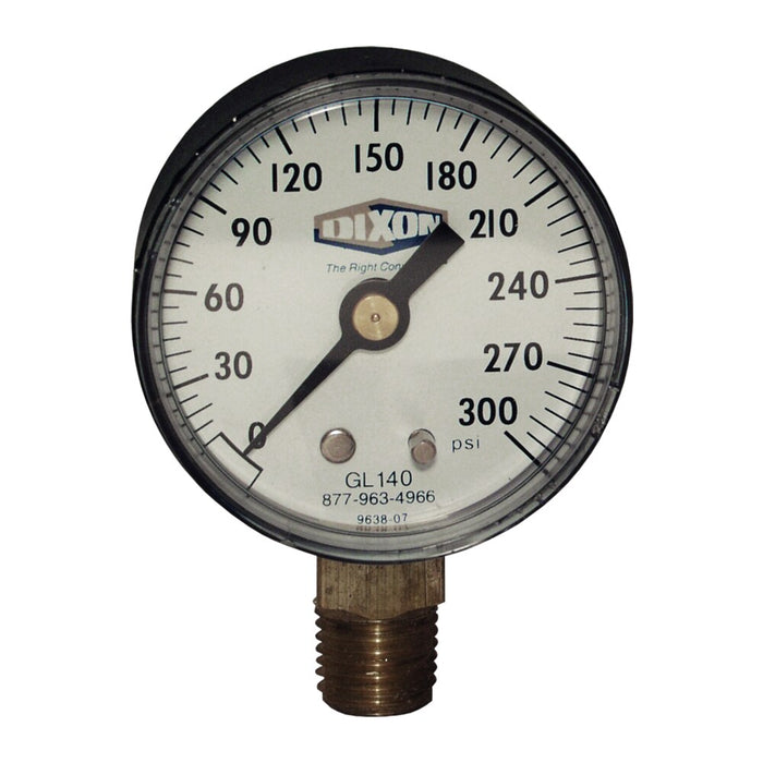 Manómetro Dixon Estándar dry manómetro, 2 1/2" face 1/4" lower montaje, 0 5000psi – 2 1/2" GL375