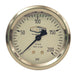 Manómetro Dixon 2-1/2" × 1/4" en acero inoxidable GLSC450