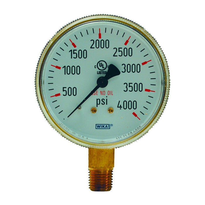 Manómetro Dixon 2-1/2" × 1/4" en latón GBRW4000