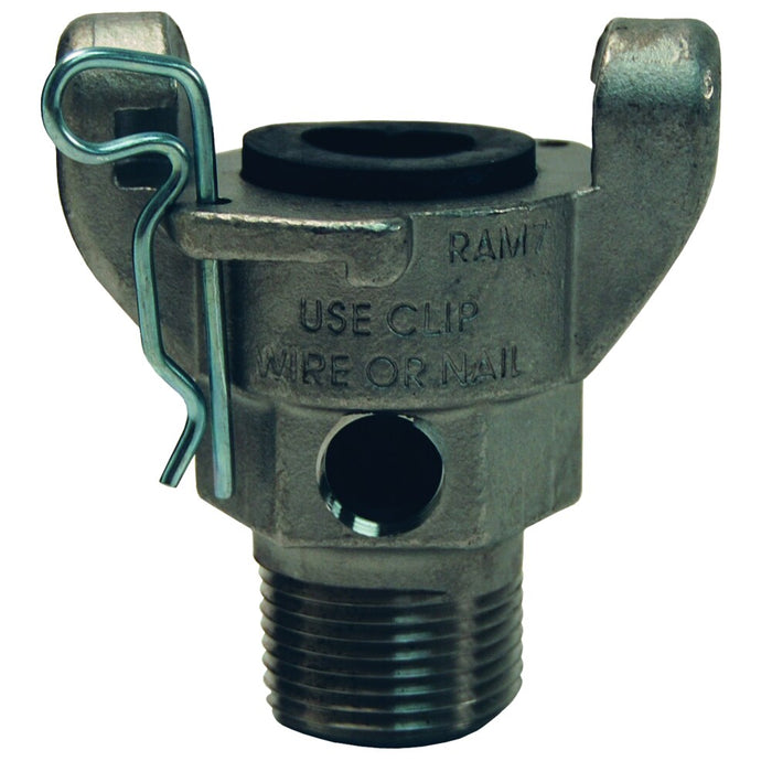 Manómetro Dixon 3/4" macho rosca macho NPT en acero inoxidable 316 RAM7T